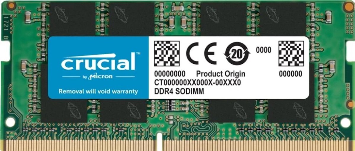 Crucial CT16G4SFRA32AT memory module 16 GB 1 x 16 GB DDR4 260-pin SO-D