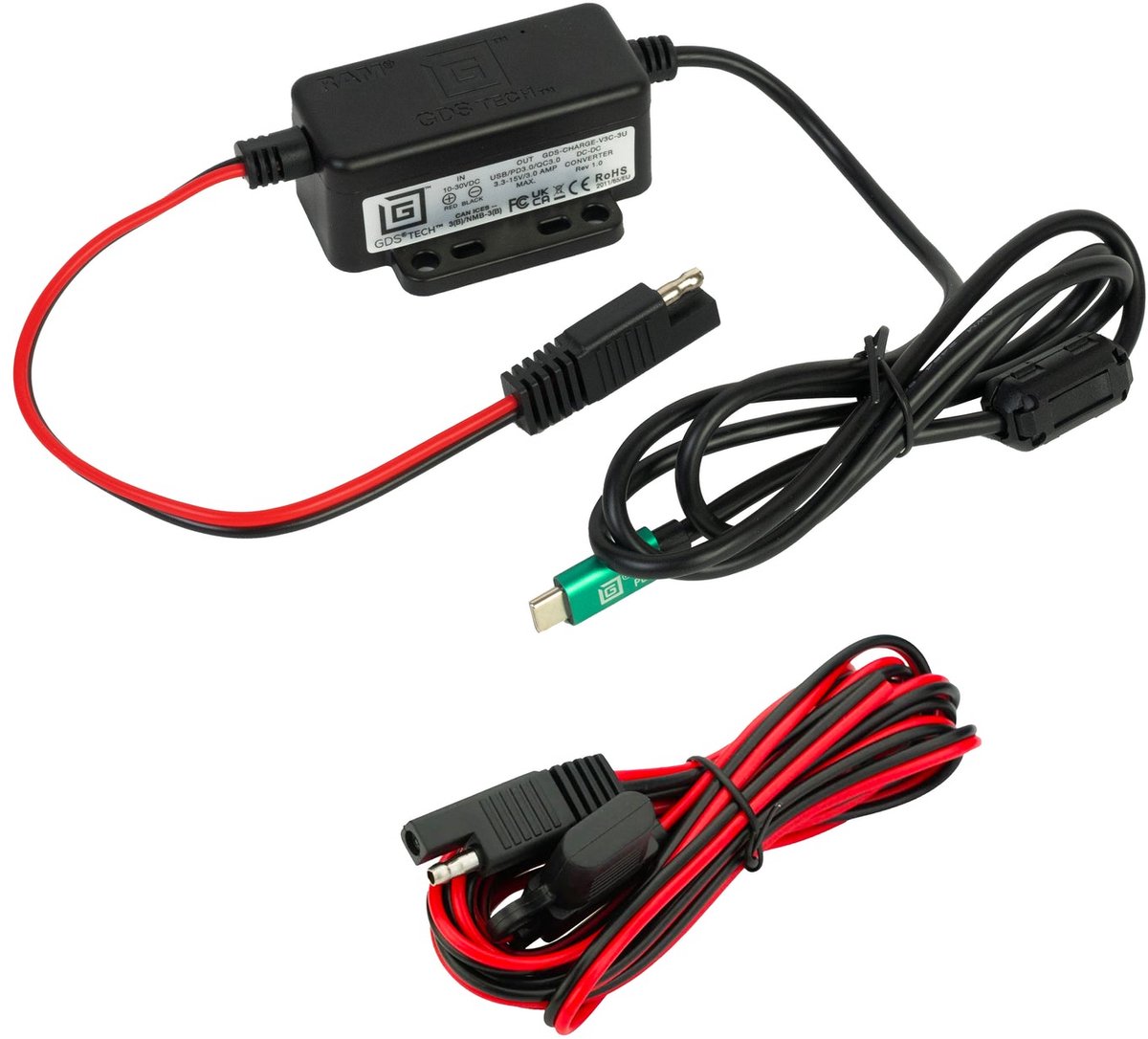 RAM Mounts RAM-GDS-CHARGE-V3C-3U mobile device charger Black DC Auto