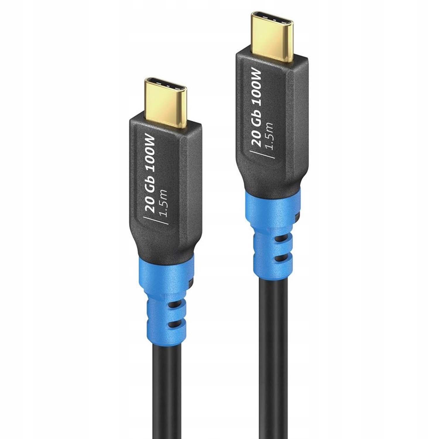 PureLink FI-U400-015 USB cable USB4 Gen 2x2 1.5 m USB C Black. Blue