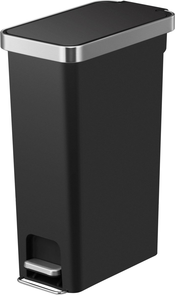 Kosz na śmieci Eko Hana slim 40l czarny 626840