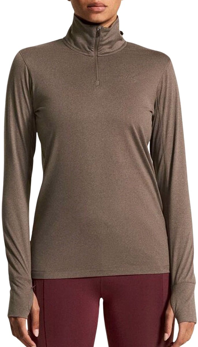 Craft Flow HZ LS Shirt T. S Marron Femme