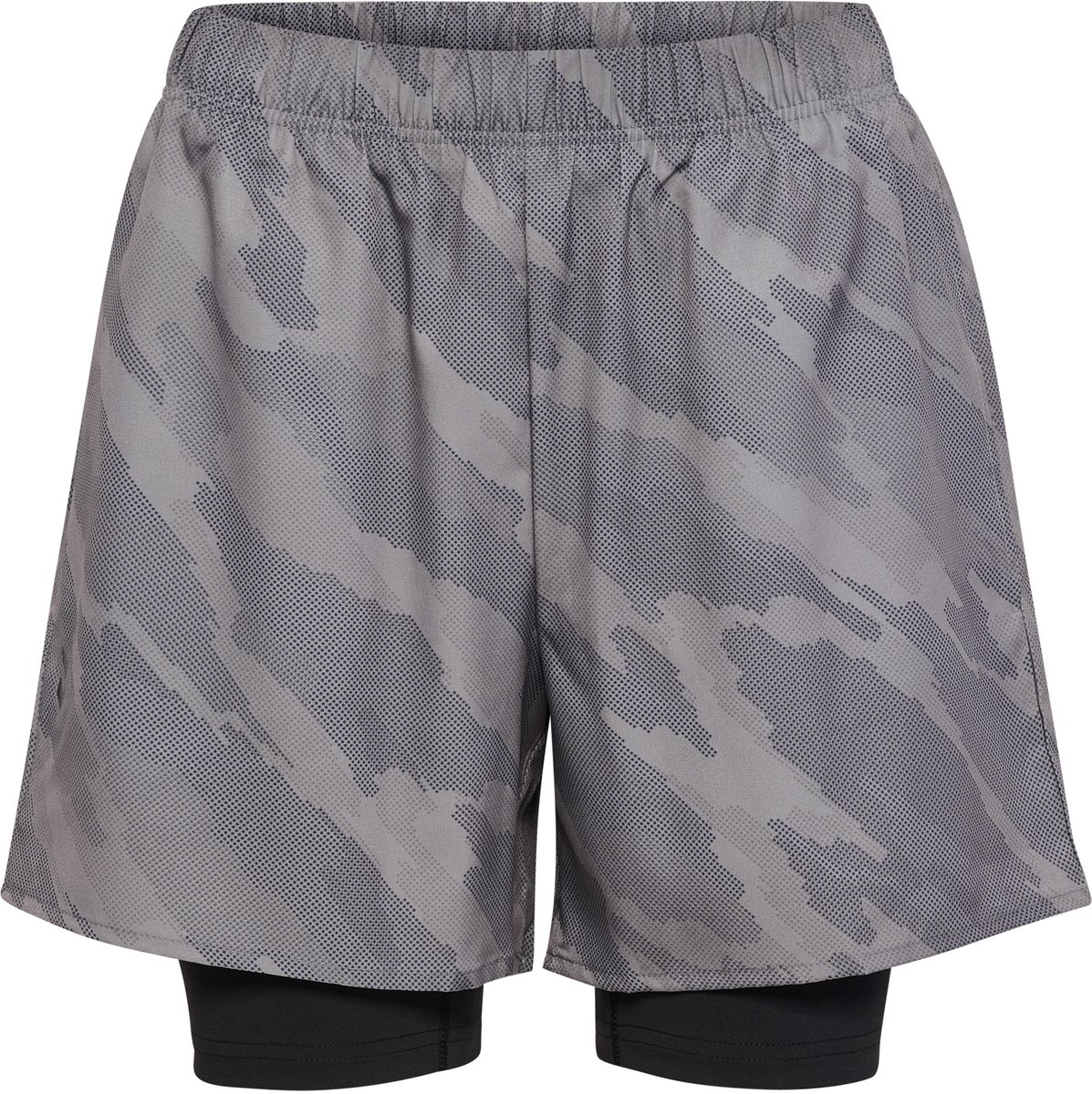 Hummel HIIT Intensity AOP 2in1 Shorts T. XL Gris Homme