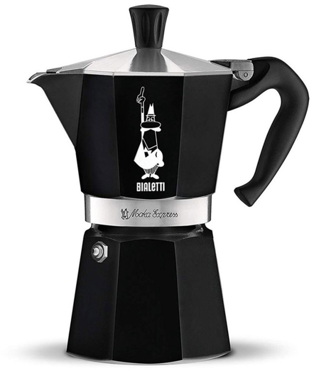 Mokabryggare Bialetti Moka Express Black 6 cups