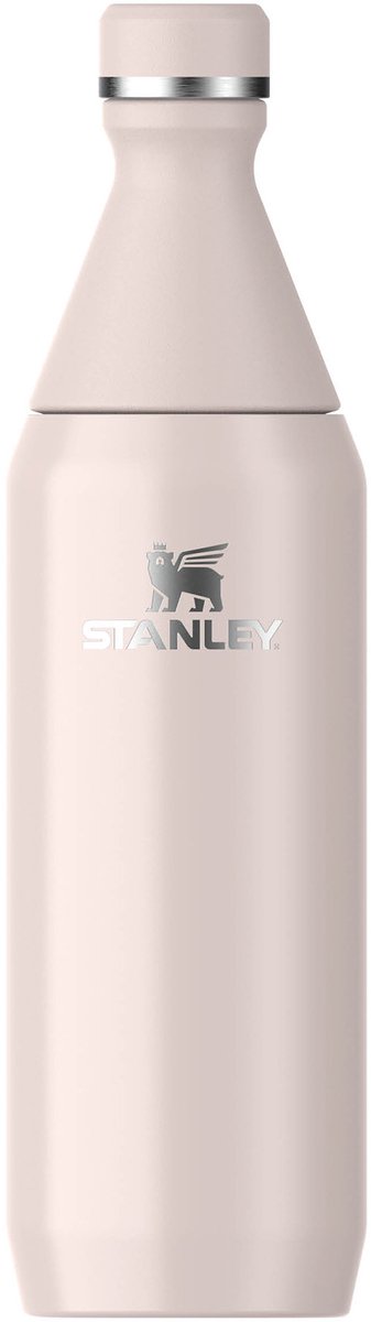 Vattenflaska Stanley The All Day Slim Rose Quartz, 600 ml