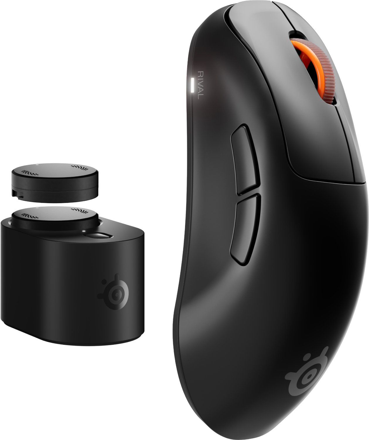 SteelSeries Rival Pro Mini Wireless - Gaming Mus - Optisk - Sort