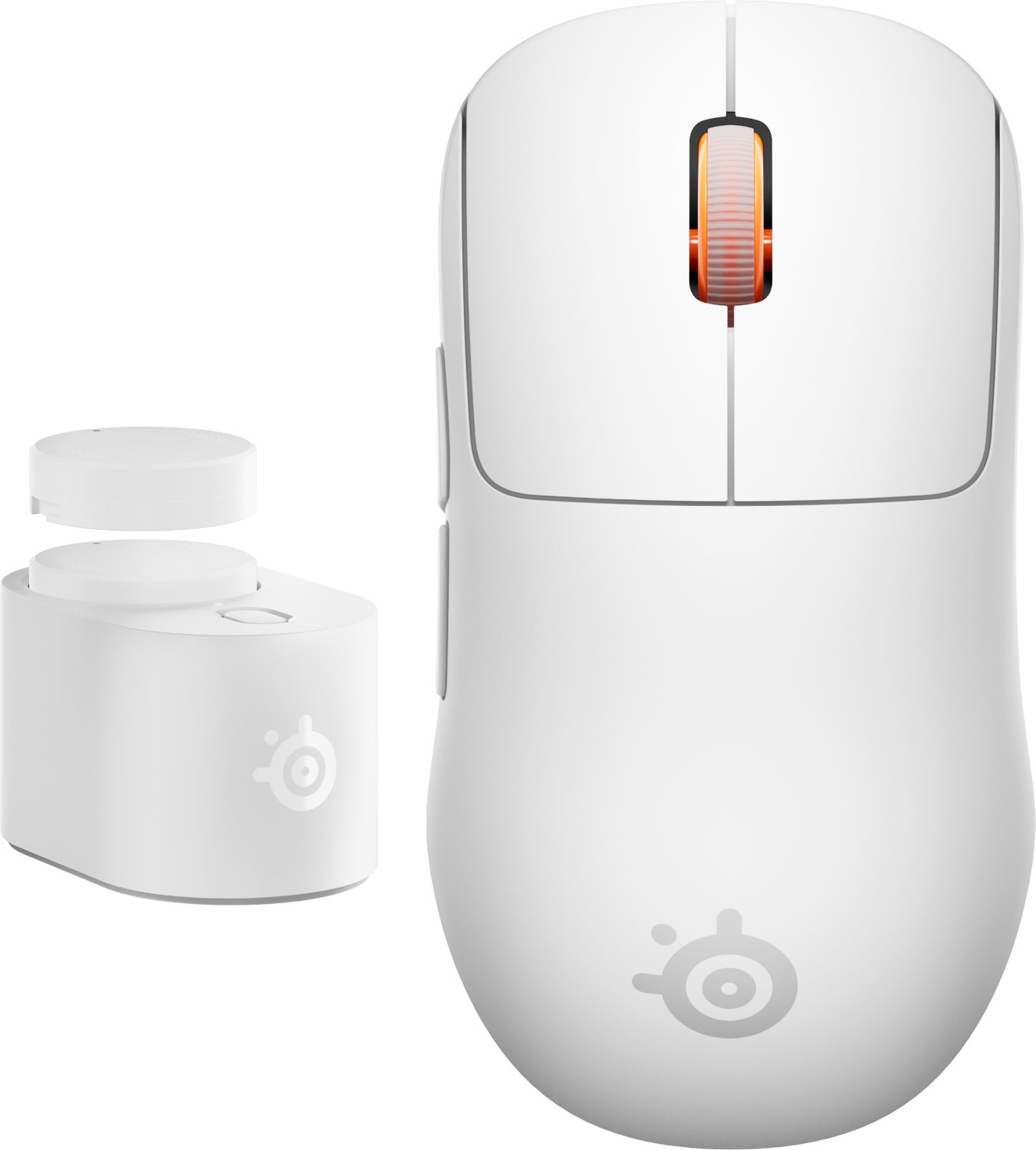 SteelSeries Sensei Pro Mini Wireless - Gaming Mus - Optisk - Hvid