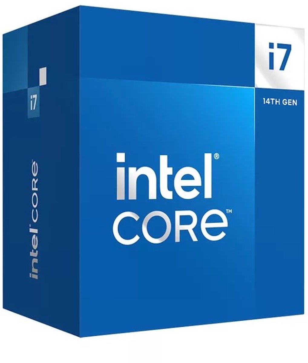 Intel Core i7-14700 Raptor Lake-S CPU - 20 kerner - 2.1 GHz - Intel LGA1700 - Intel Boxed (med køler)