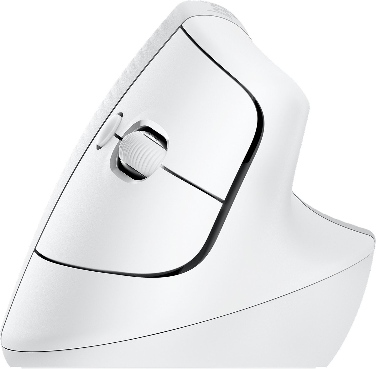 Logitech Lift Right Vertical - Rose - Ergonomisk mus - Optisk - 6 knapper - Rød