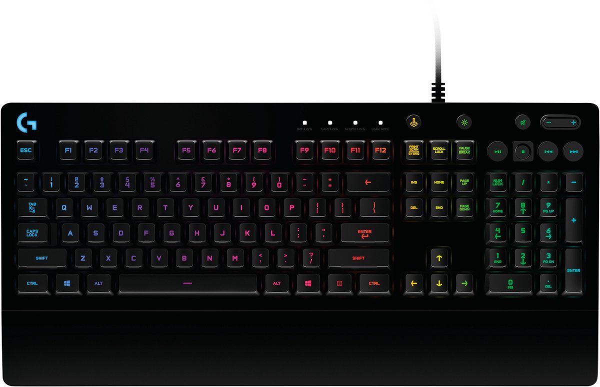 Logitech G213 Prodigy Gaming Keyboard - ND - Gaming Tastatur - Nordisk - Sort