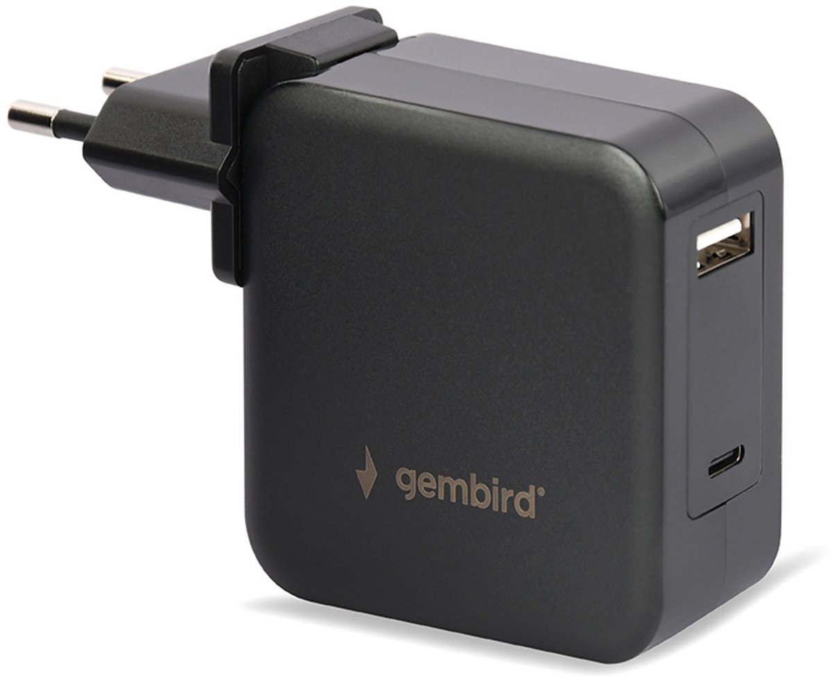 Gembird NPA-PD60-01 Universal 60W USB Type-C PD laptop charger