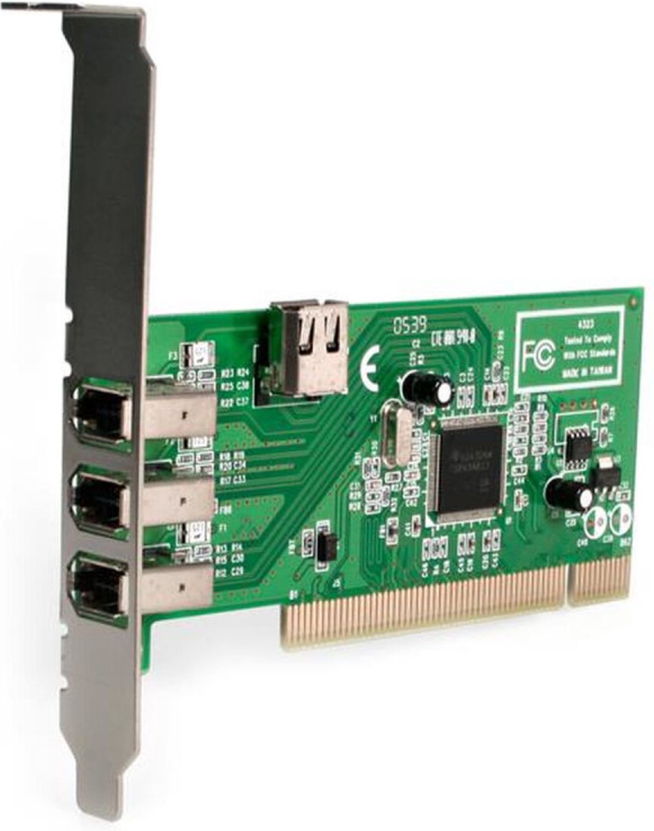 StarTech.com PCI1394MP 4 port PCI 1394a FireWire Adapter Card - 3 External 1 Internal