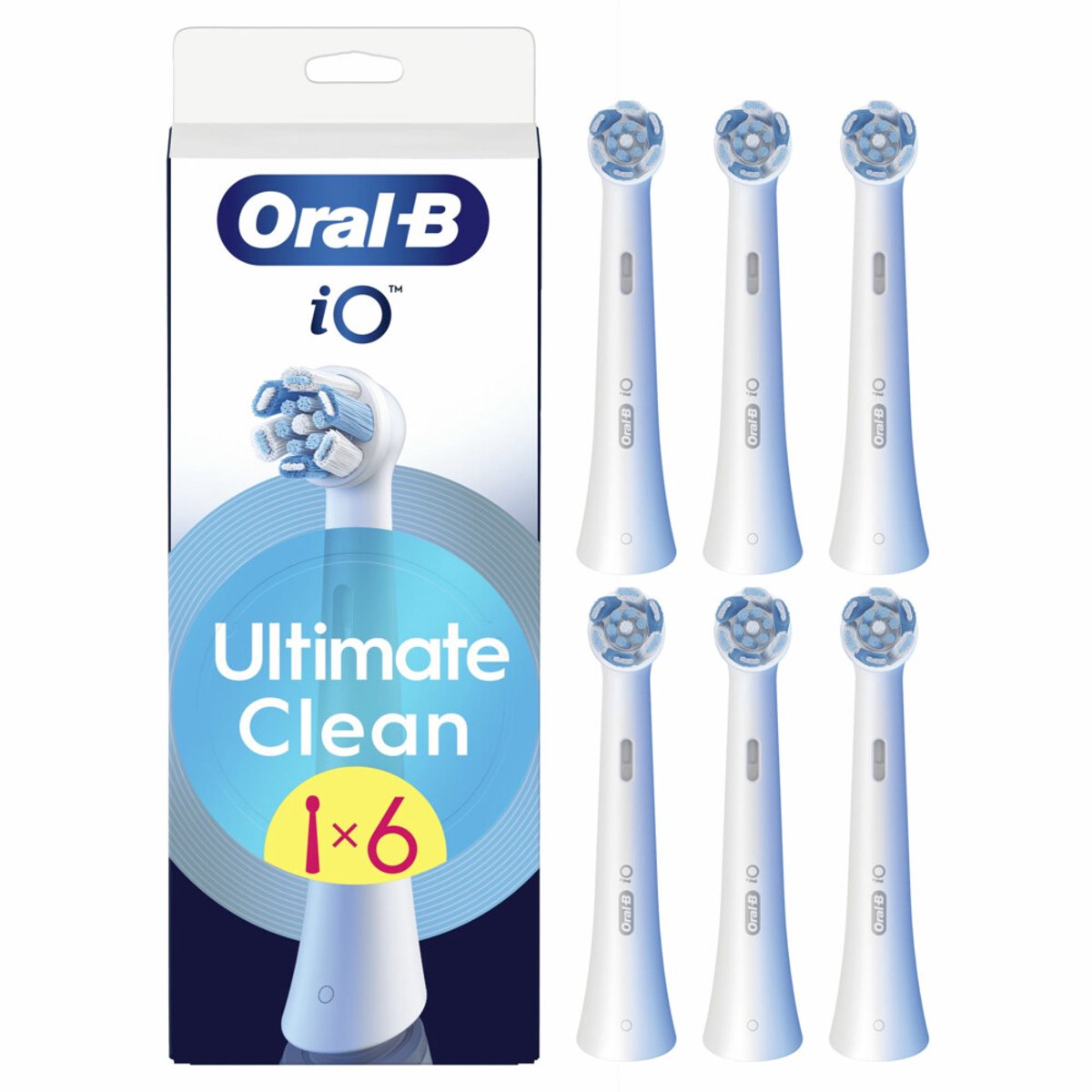 Oral-B Tandbørstehoveder iO Ultimate Clean - 6 pcs