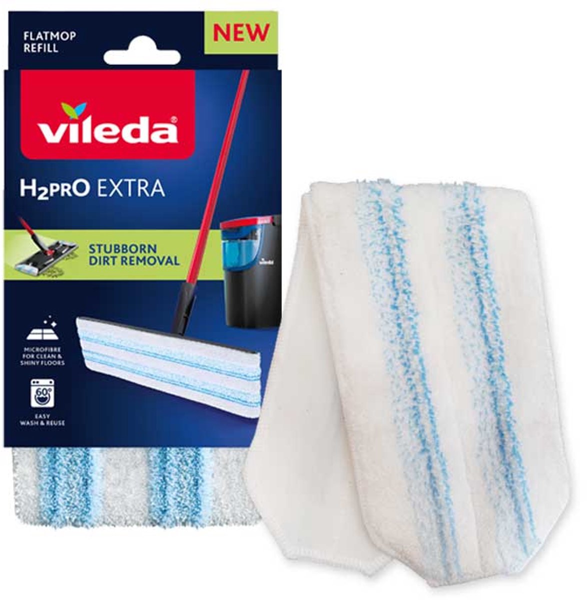 Vileda H₂PrO Extra Flat Mop Refill