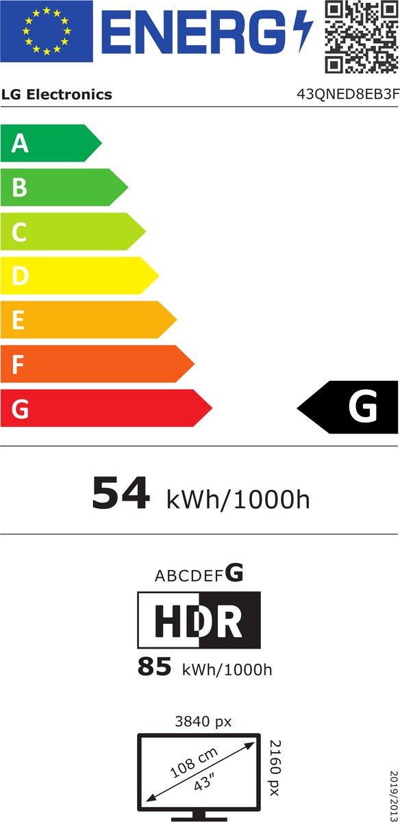 LG 43" Fladskærms TV LED 4K 43" QNED evo AI QNED8E Mini LED 4K Smart TV 2026