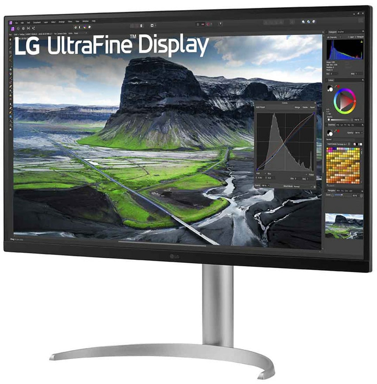 LG 32" UHD 4K IPS-skärm | kontrastförhållande på 2000:1 - 32UQ850V-W