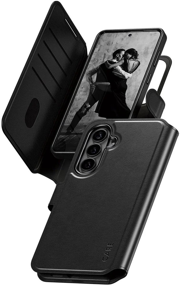 CARE by PanzerGlass Tango 2-in-1 Wallet Case w. Qi Samsung Galaxy S26