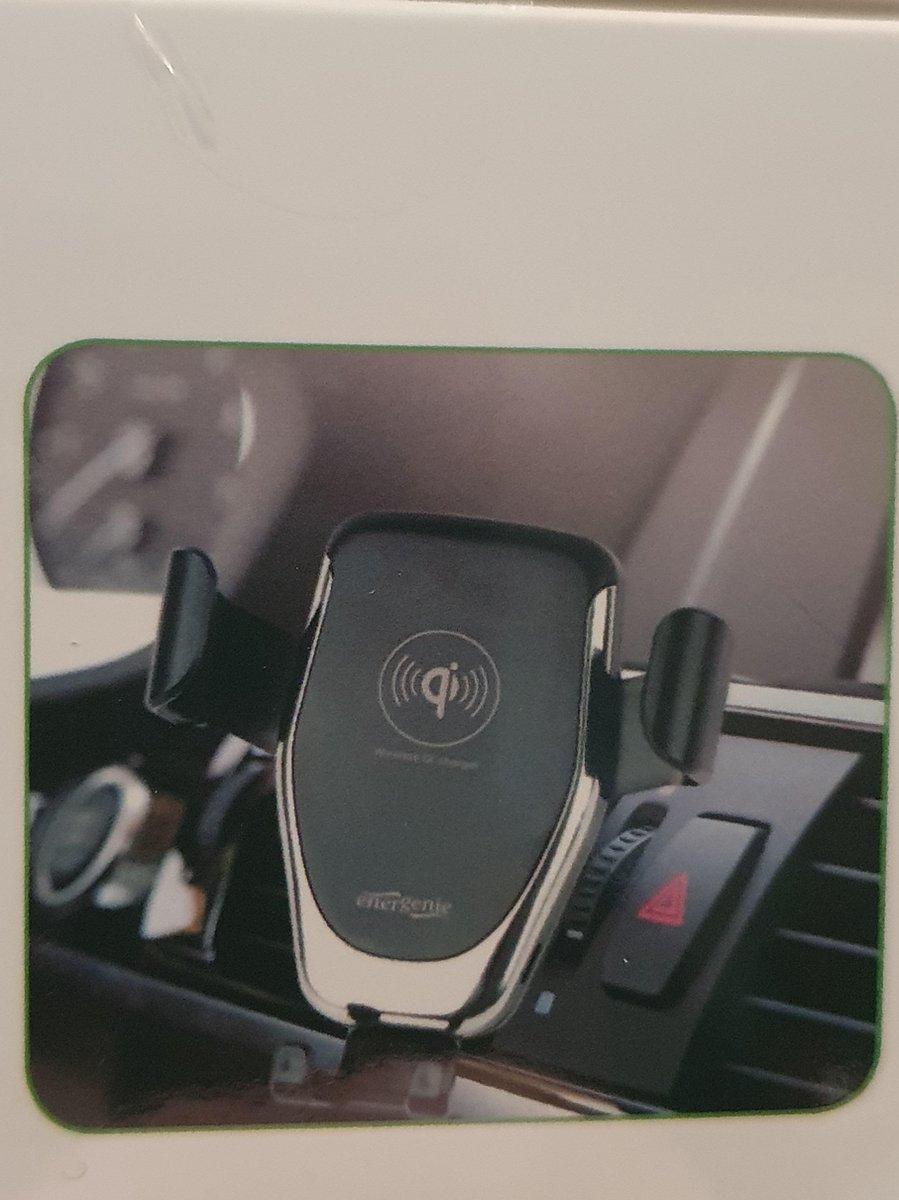 Gembird Car smartphone holder with wireless charger 10W
