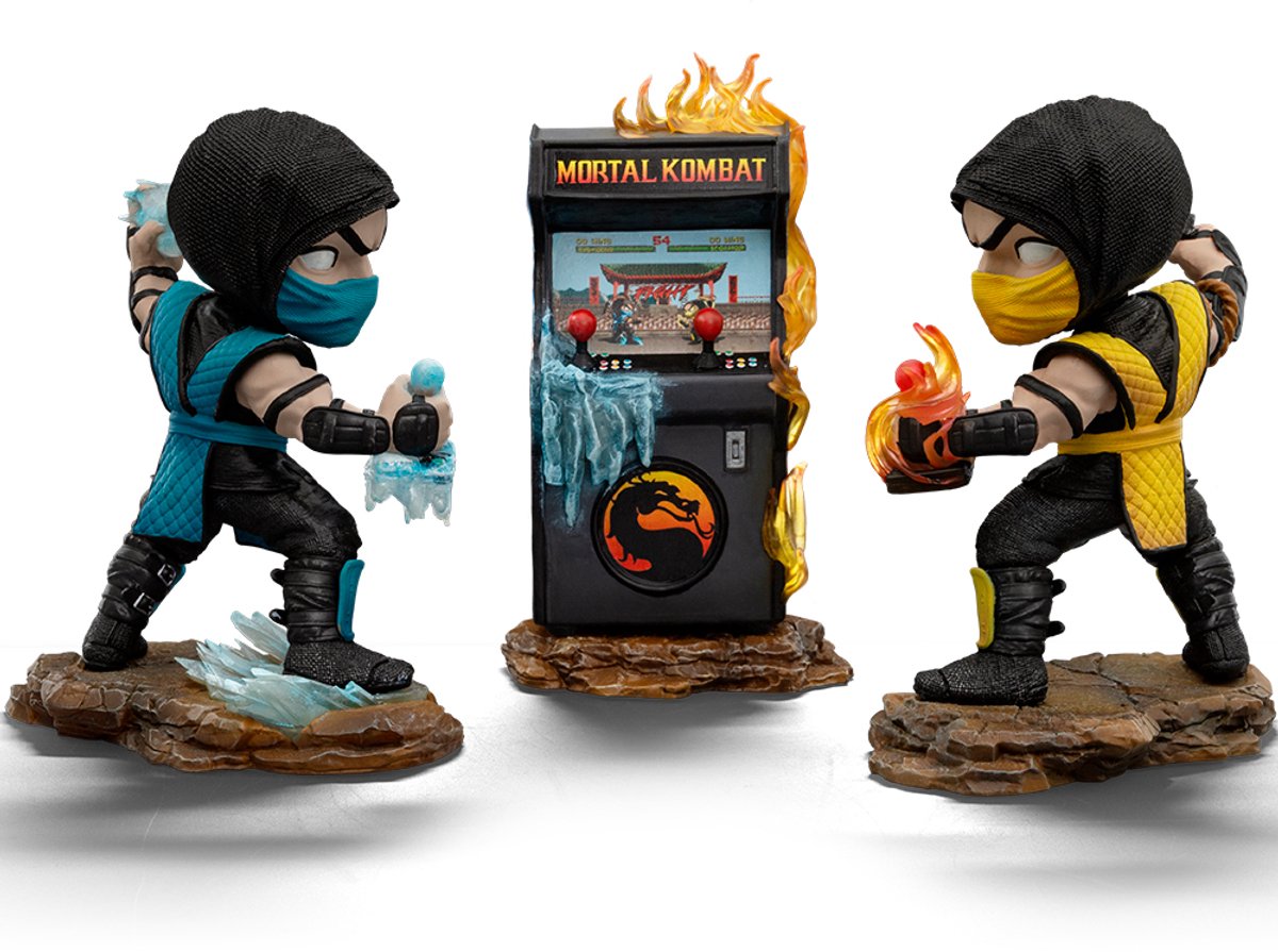 Iron Studios - Mortal Kombat - Scorpion Vs Sub-zero Arcade Set Minico Figures - Figur