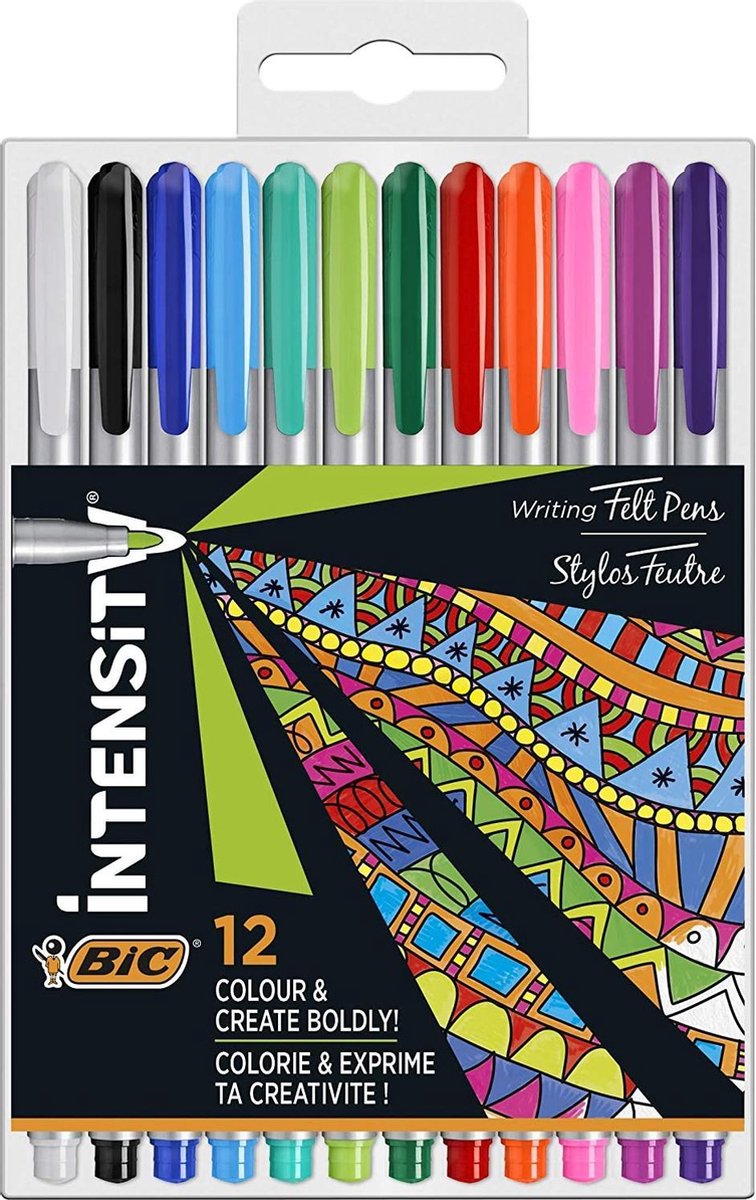BIC Intensity Fineliners Pastel 12 pcs.