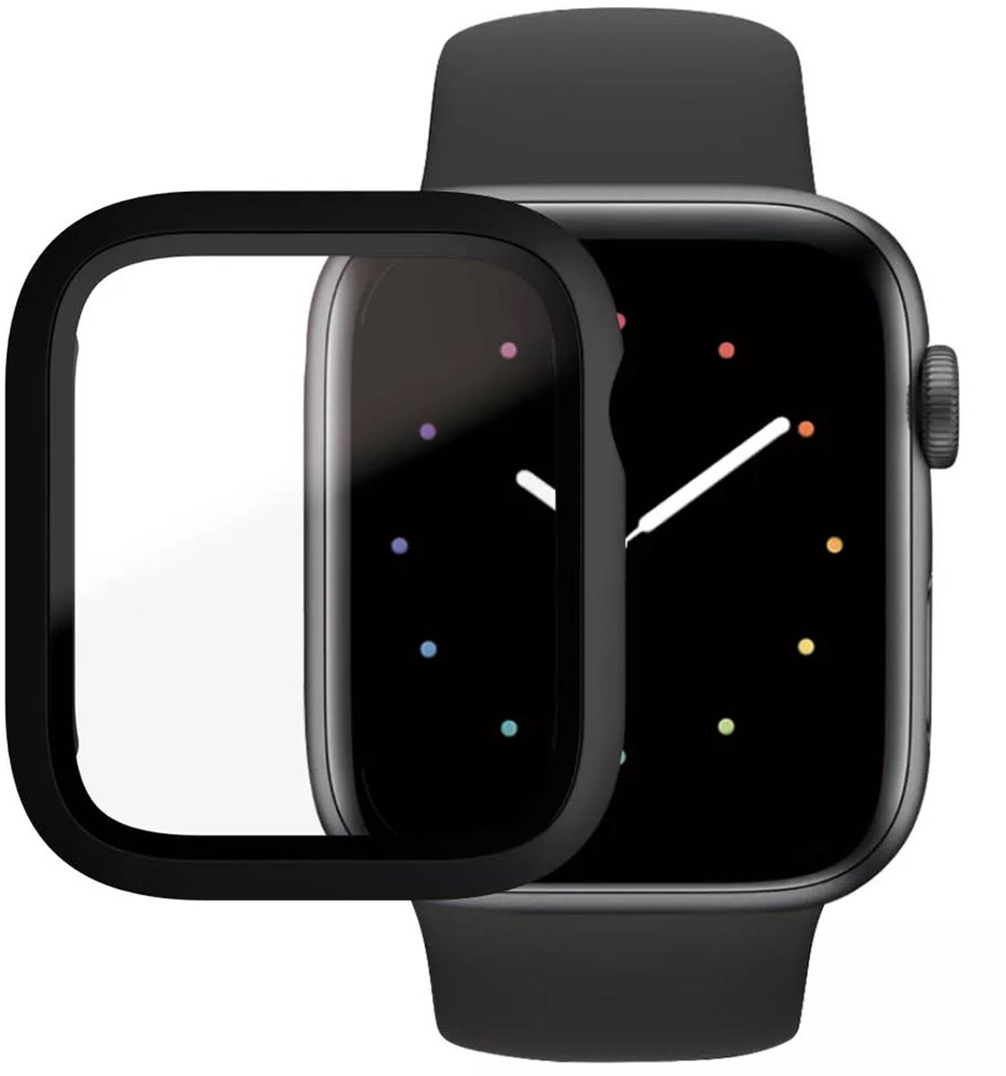 PanzerGlass Screen Protector Full Body Apple watch 4 | 5 | 6 | SE 44mm | Black