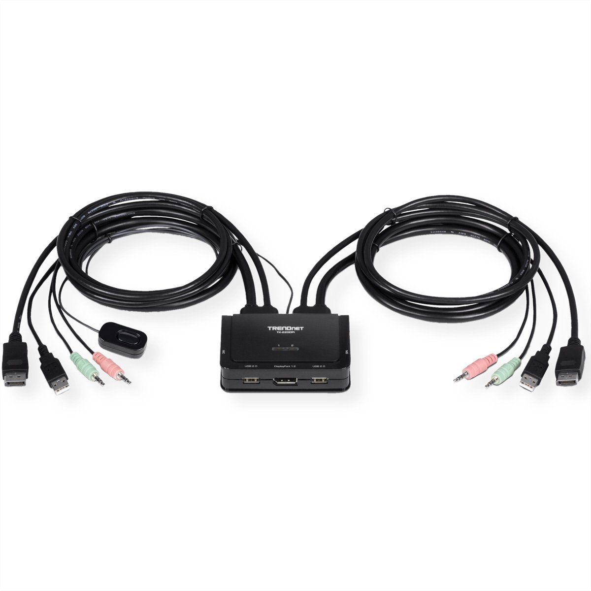 TRENDnet TK-220DPI 2-Port 4K DisplayPort KVM Switch