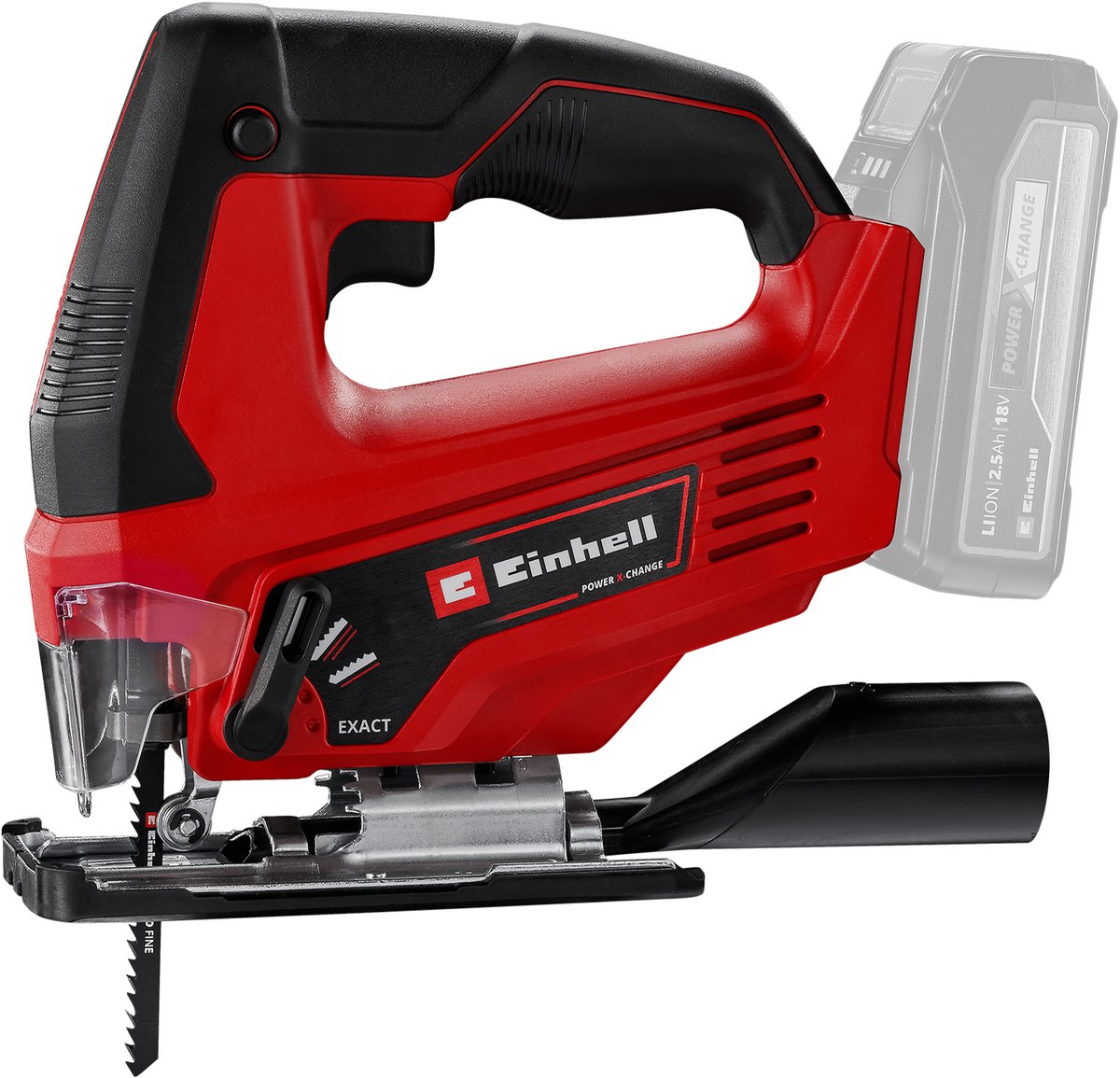 Einhell TC-JS 18 Li akku pendul stiksav 18V u/batteri og lader.