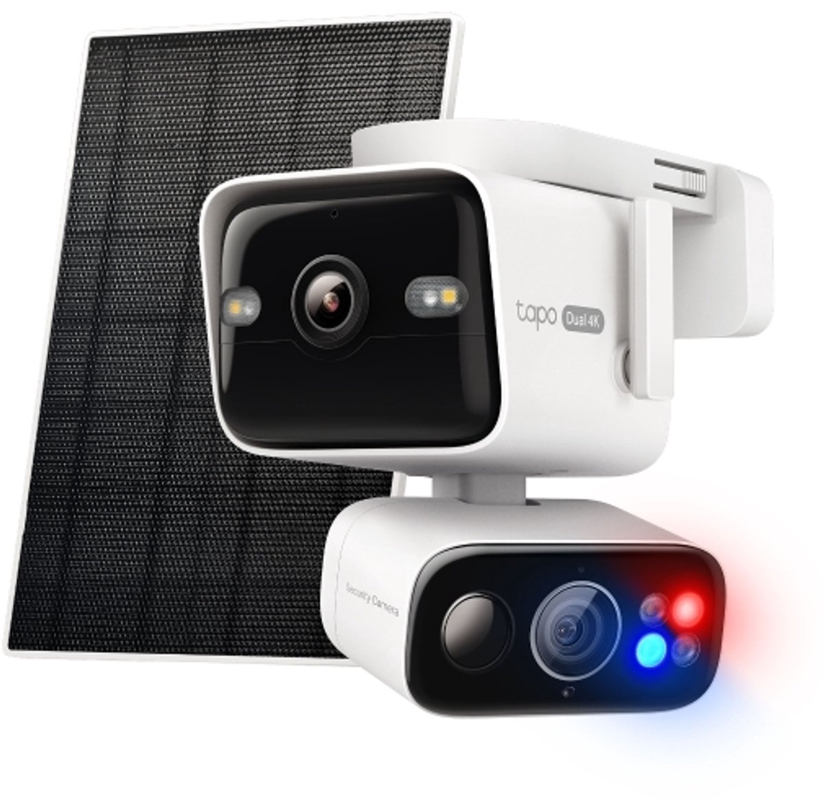 TP-Link Solar-Powered Dual-Lens Pan/Tilt Security Camera Kit