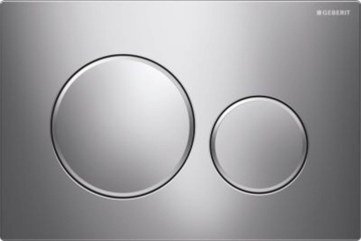 Geberit Betjeningsplade geberit sigma 20 krom matkrom krom