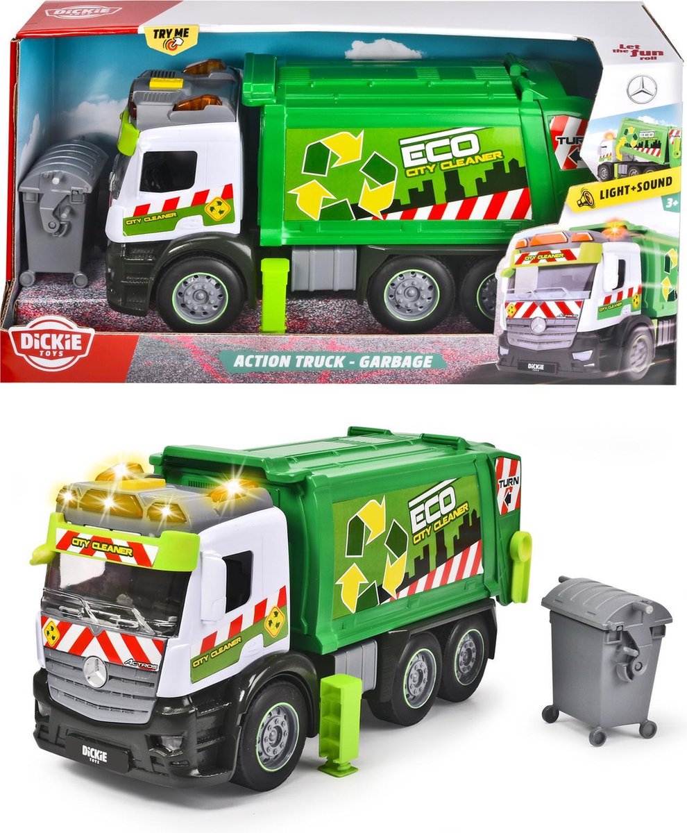 Dickie Action Truck - Garbage