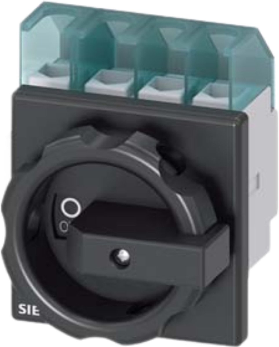 Interrupteur à coupure en charge; noir 4 pôles 16 mm² 32 A 690 V/AC Siemens 3LD22031TL51