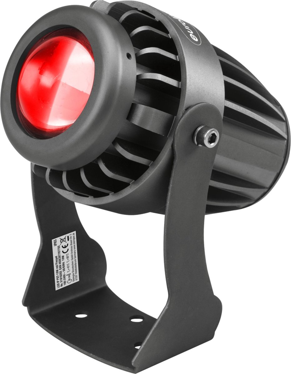 Eurolite LED IP PST-10W rot Pinspot LED Nombre de LED (détails): 1 10 W noir