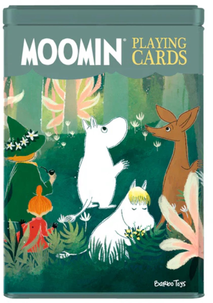 Barbo Toys Moomin - Playing Cards - Tin - Forest