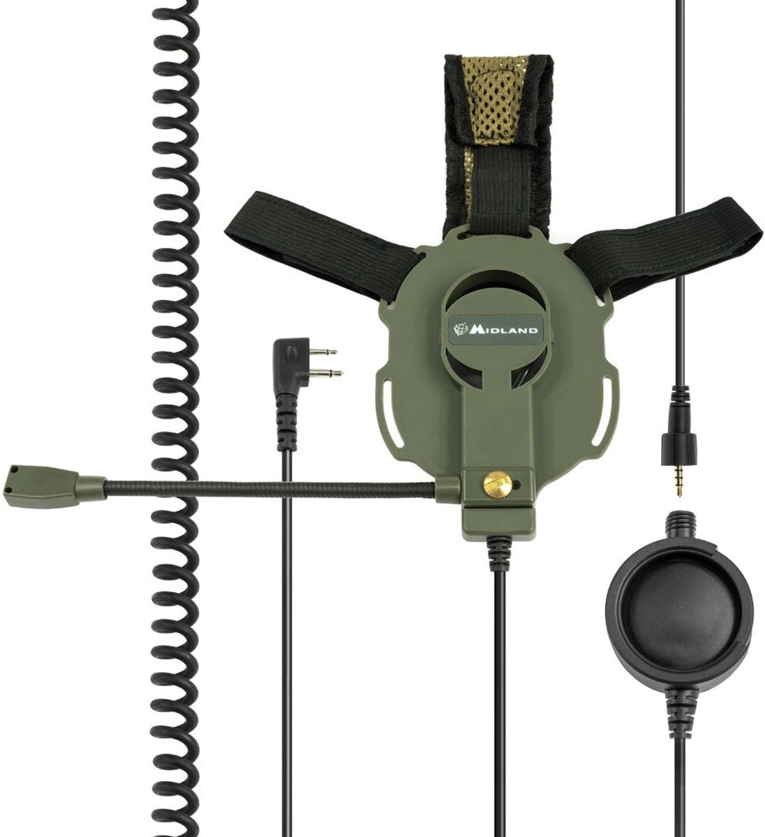 Midland C1046.03 Bow M-Tactical Hörsprechgarnitur