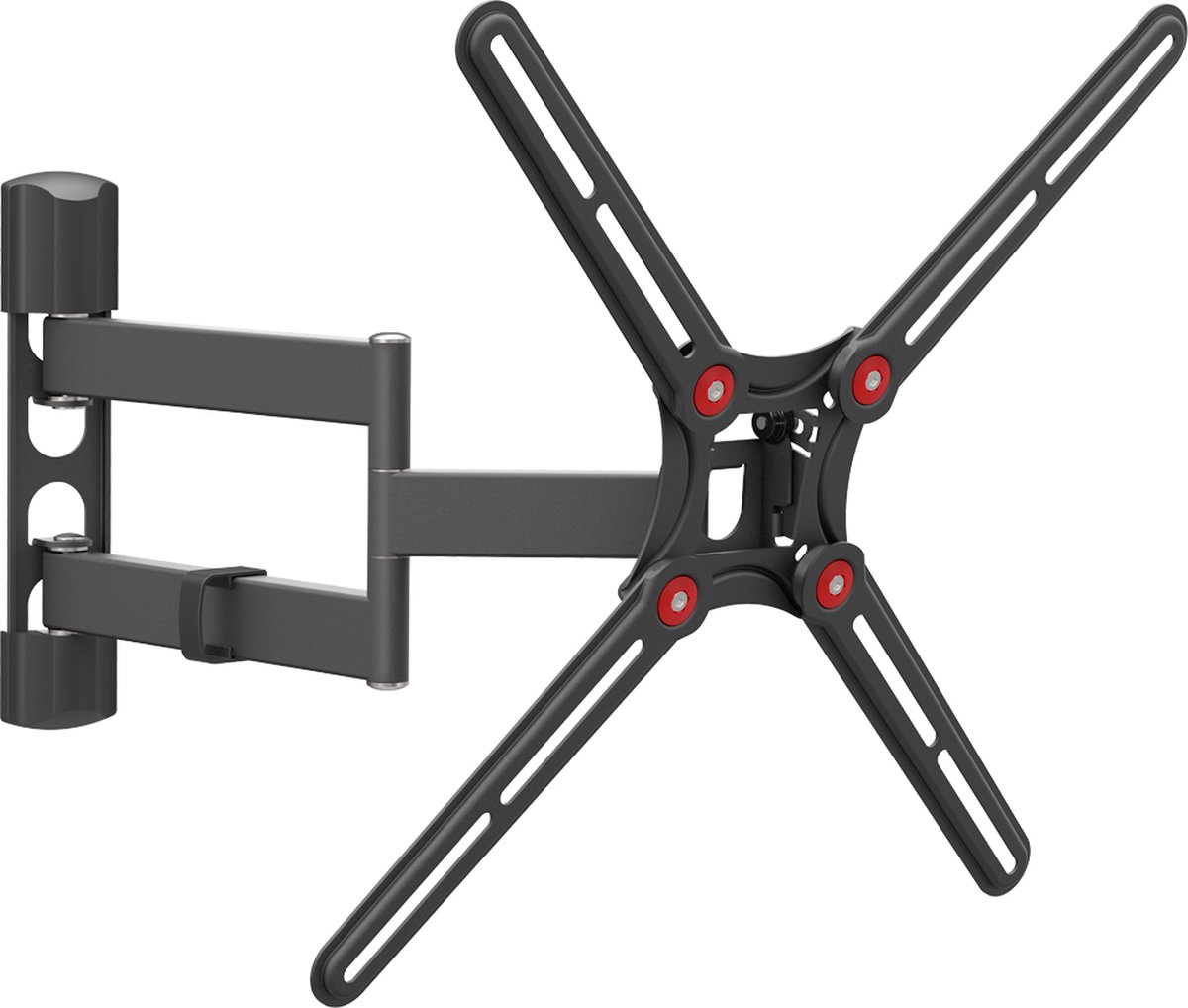 Barkan BM343 bracket - full-motion - for LCD display/ curved LCD display - black - Maks 40 kg - Maks størrelse 65"