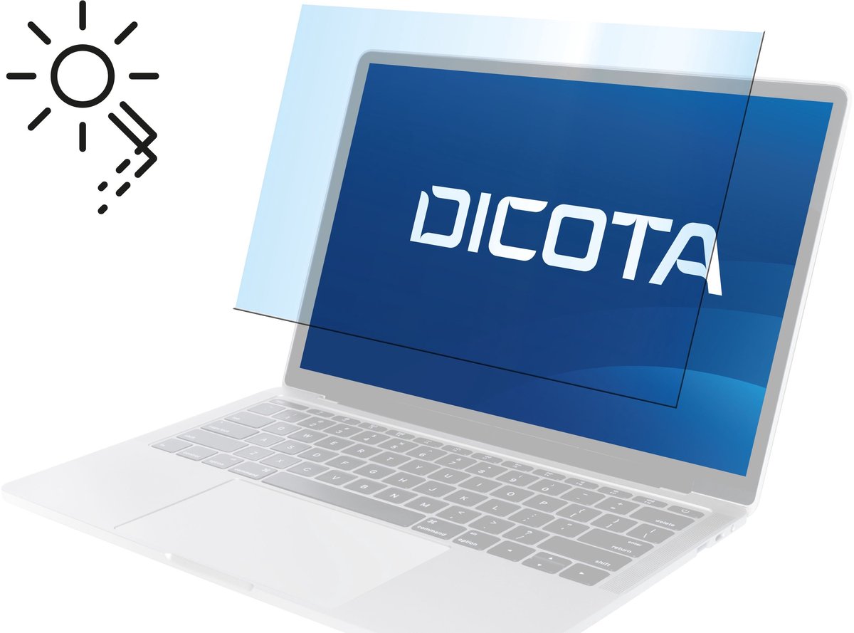 Dicota 2-Way Magnetic Privacy Skærmbeskyttelse til Laptop 16" (16:9) | Sort