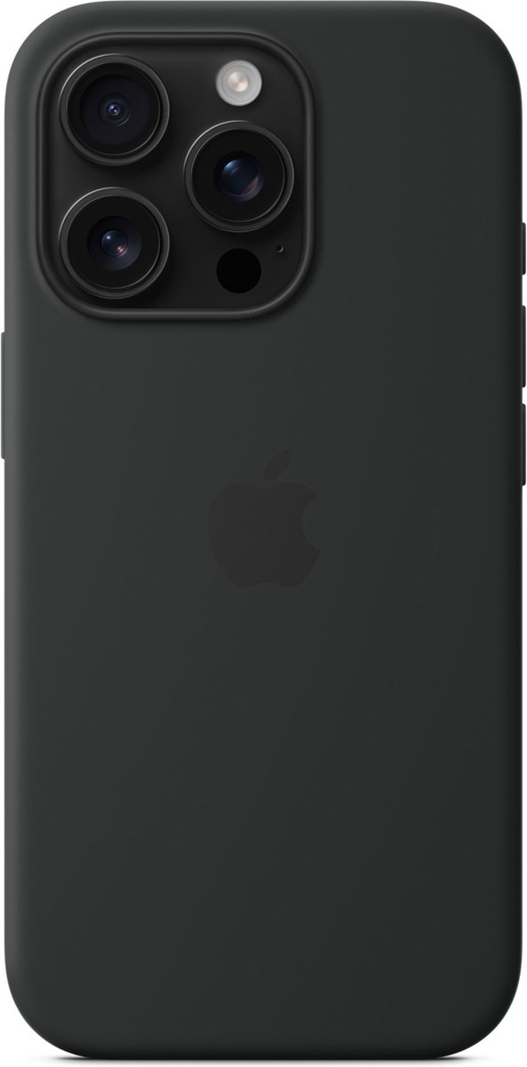 Apple Silicone Case MagSafe Silikon Case Apple iPhone 16 Pro noir résistant aux chocs, chargement par induction MYYJ3ZM/A