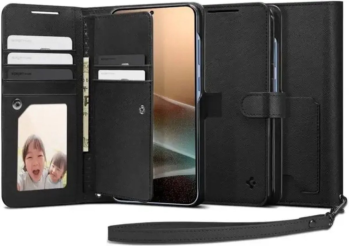 Spigen Wallet S - black - Samsung Galaxy S25+