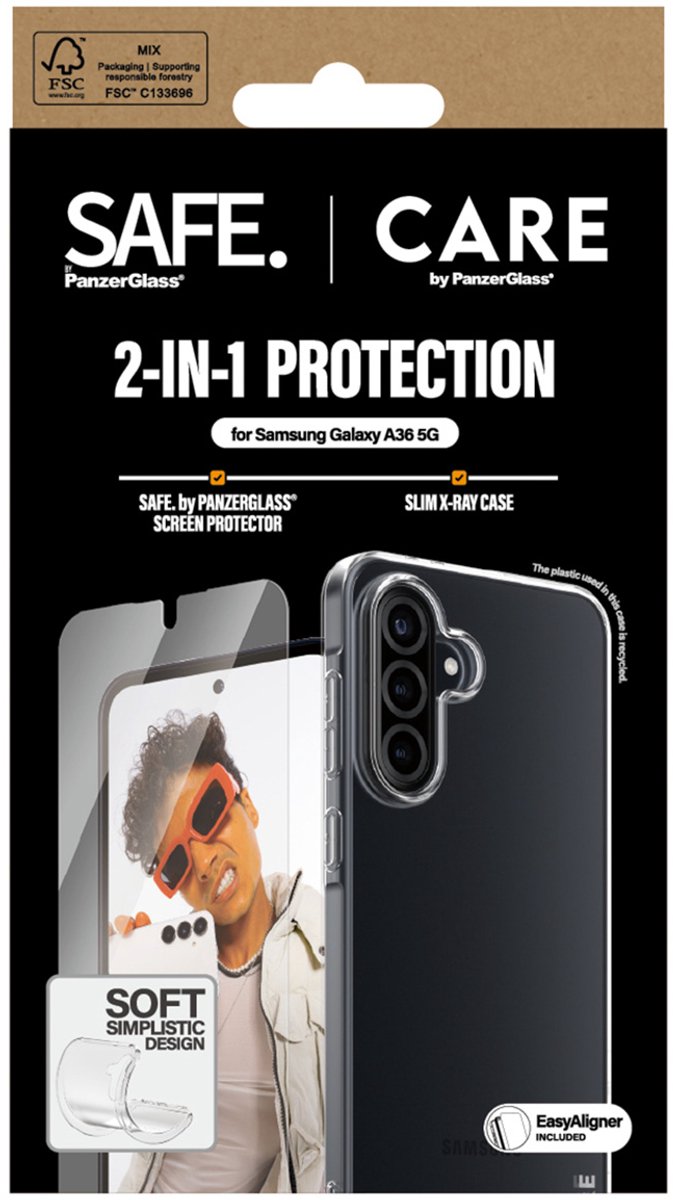 CARE by PanzerGlass Fashion 2-in-1 Bundle Samsung Galaxy A36 5G