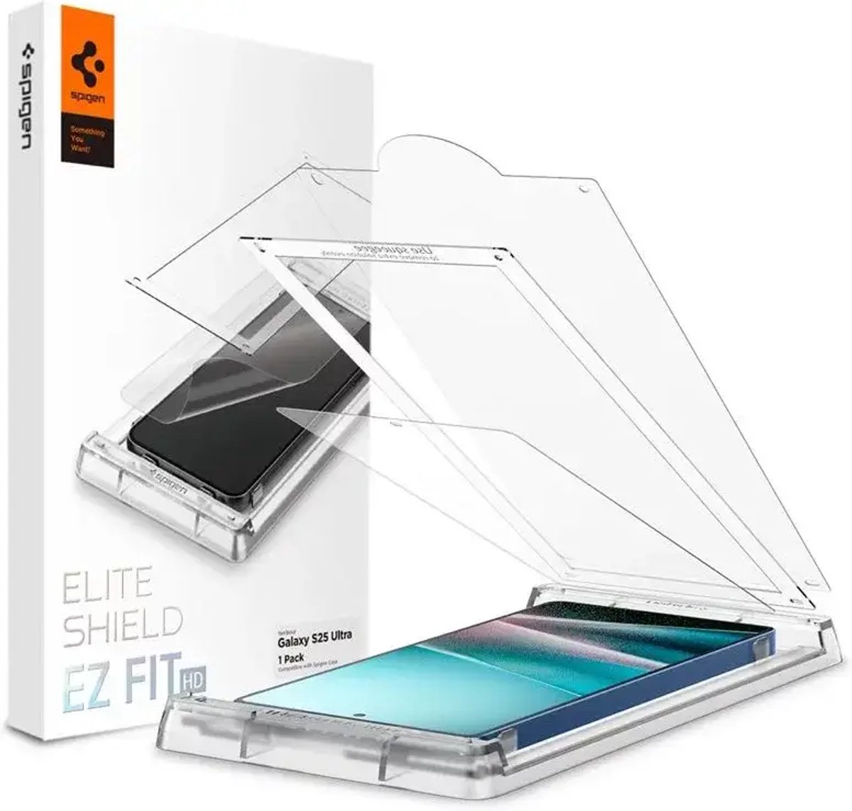 Spigen EliteShield EZ Fit HD 1 Pack - Samsung Galaxy S25 Ultra