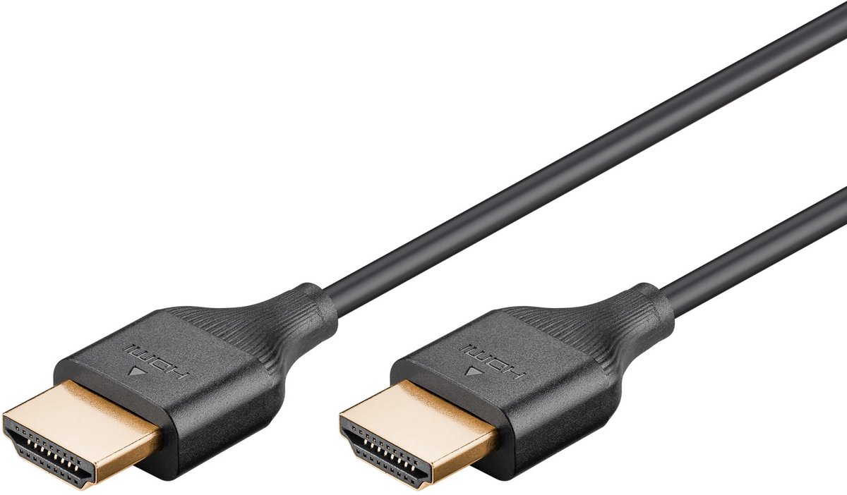 Pro HDMI 2.0 Slim - Skærmkabel - 2m - Sort