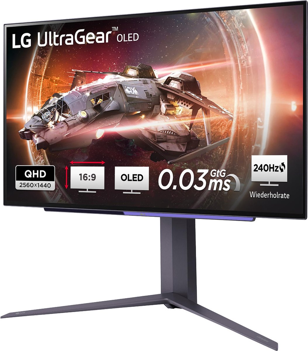 26.5" LG UltraGear 27GS95QX-B - 2560x1440 (QHD) - 240Hz - OLED