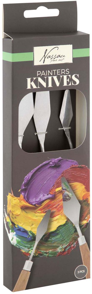 Creative Craft Group Palett knive til maling, gaveæske m.3stk