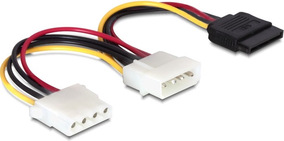 DeLOCK SATA Power to 4 PIN Internal Power - 10 cm