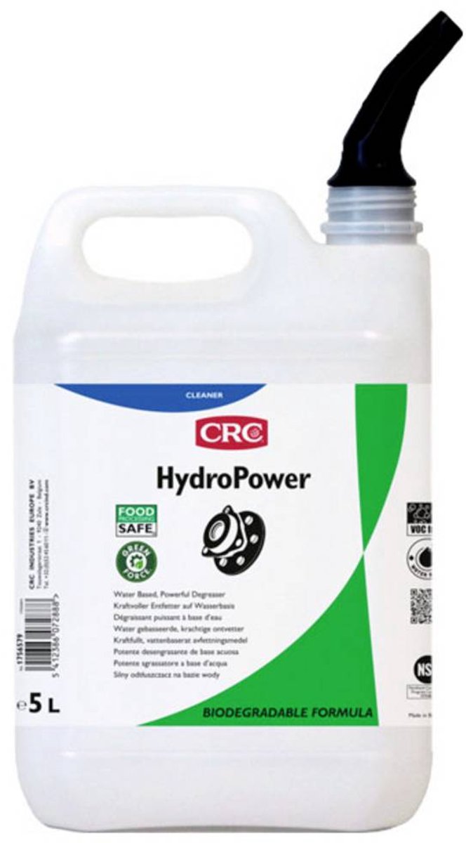 CRC Dégraisseur à base deau HYDROPOWER 1756579 5 l