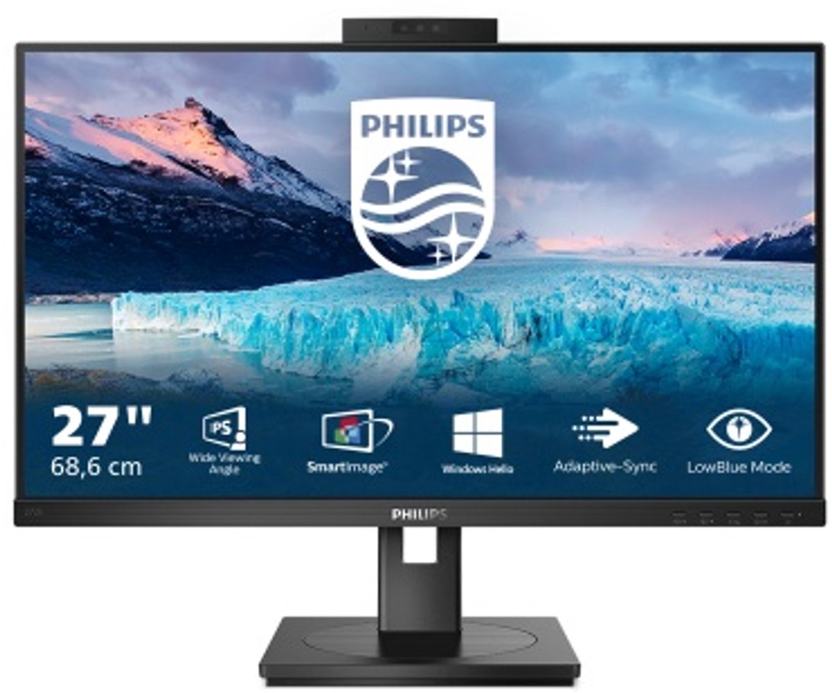 Moniteur LED Philips Monitore 272S1MH/00 CEE E (A - G) 68.6 cm 27 pouces 1920 x 1080 pixels 16:9 4 ms HDMI™, DisplayPort, VGA IPS LED