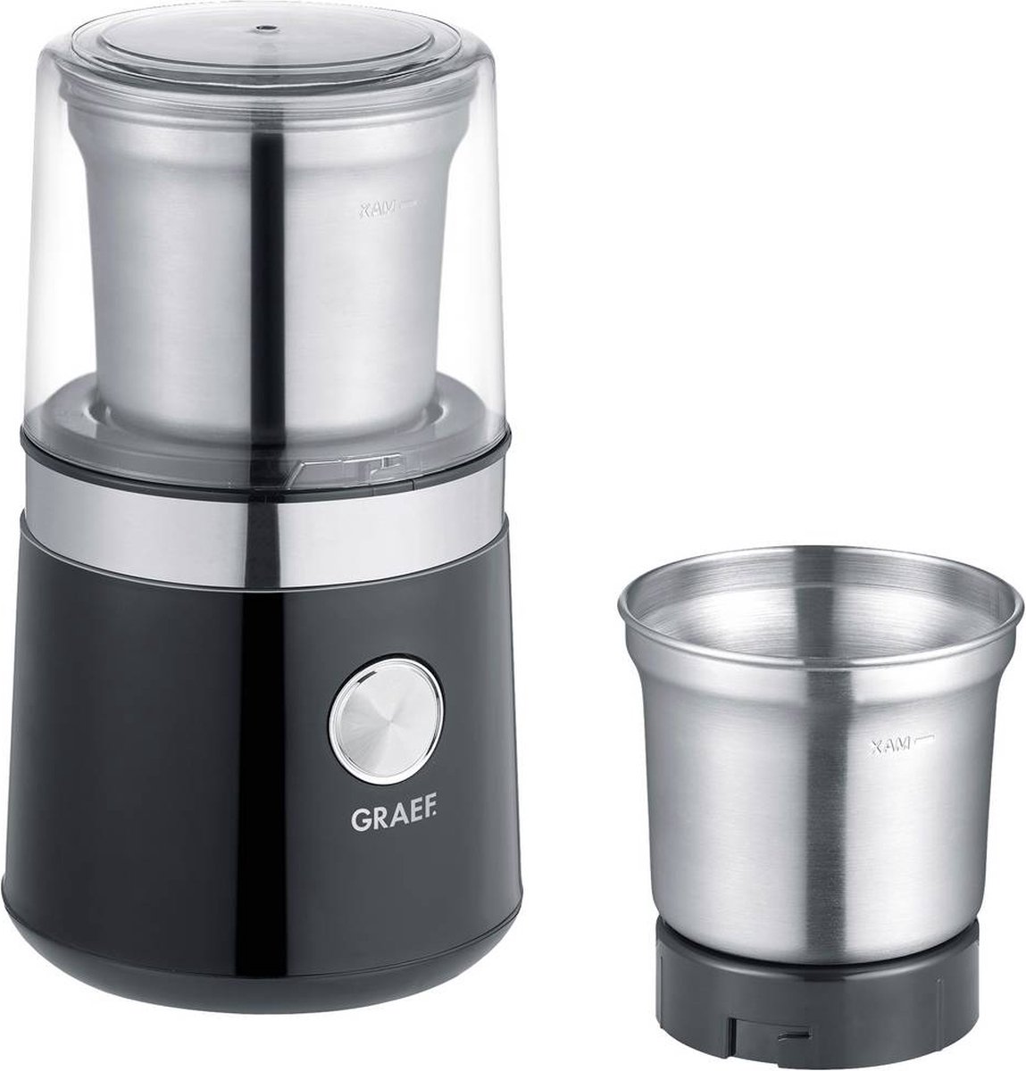 Graef Graef Young CM 102 - Kaffeemühle - 200 W - Black/Stainless CM102EU Moulin à café noir, acier inoxydable