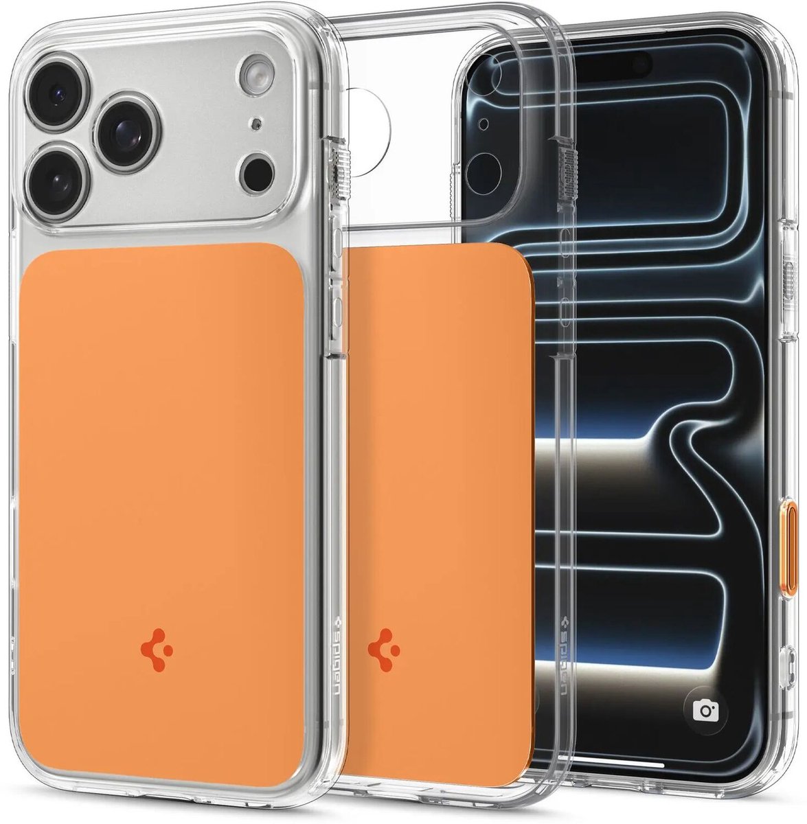 Spigen Ultra Hybrid T MagSafe - glossy orange - iPhone 18 Pro/17 Pro