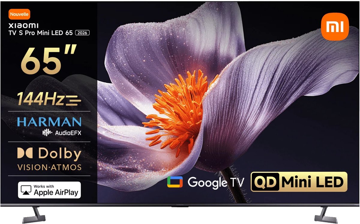 Xiaomi 65" Fladskærms TV LED 4K Dolby Vision TV S Pro Mini LED