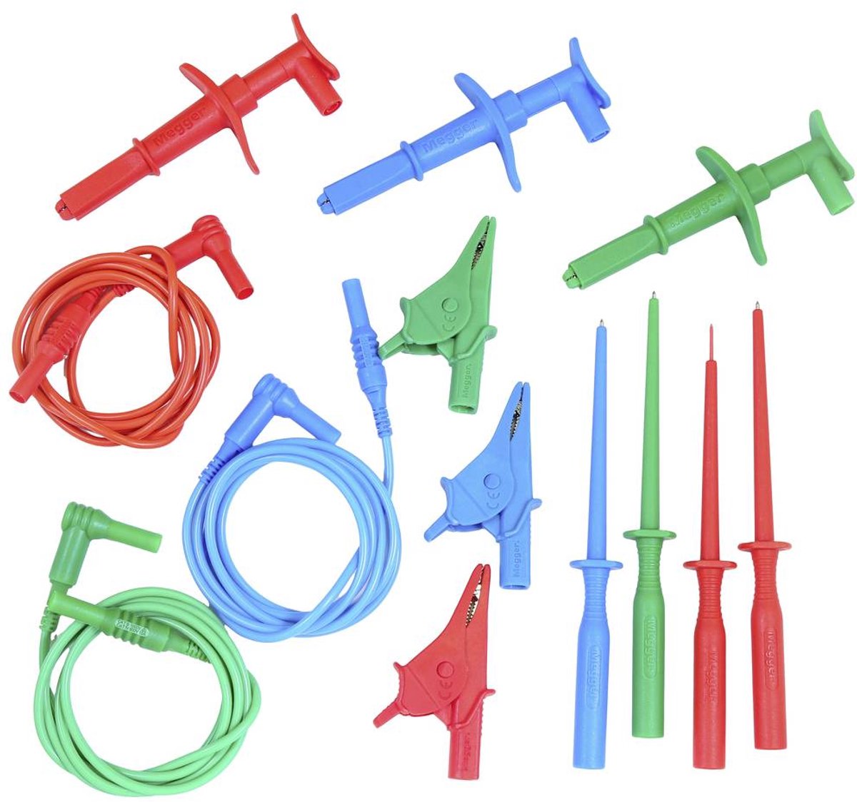 Megger 1014-291 3-adrige Cordon de mesure 1 set