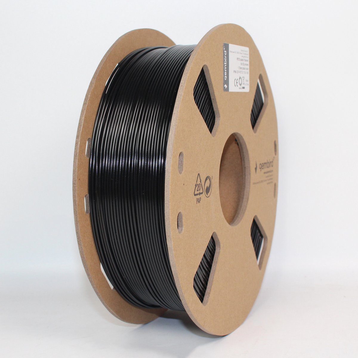 Gembird PETG (PET, PETT) filament - Sort - 1.75mm ø - 1 kg
